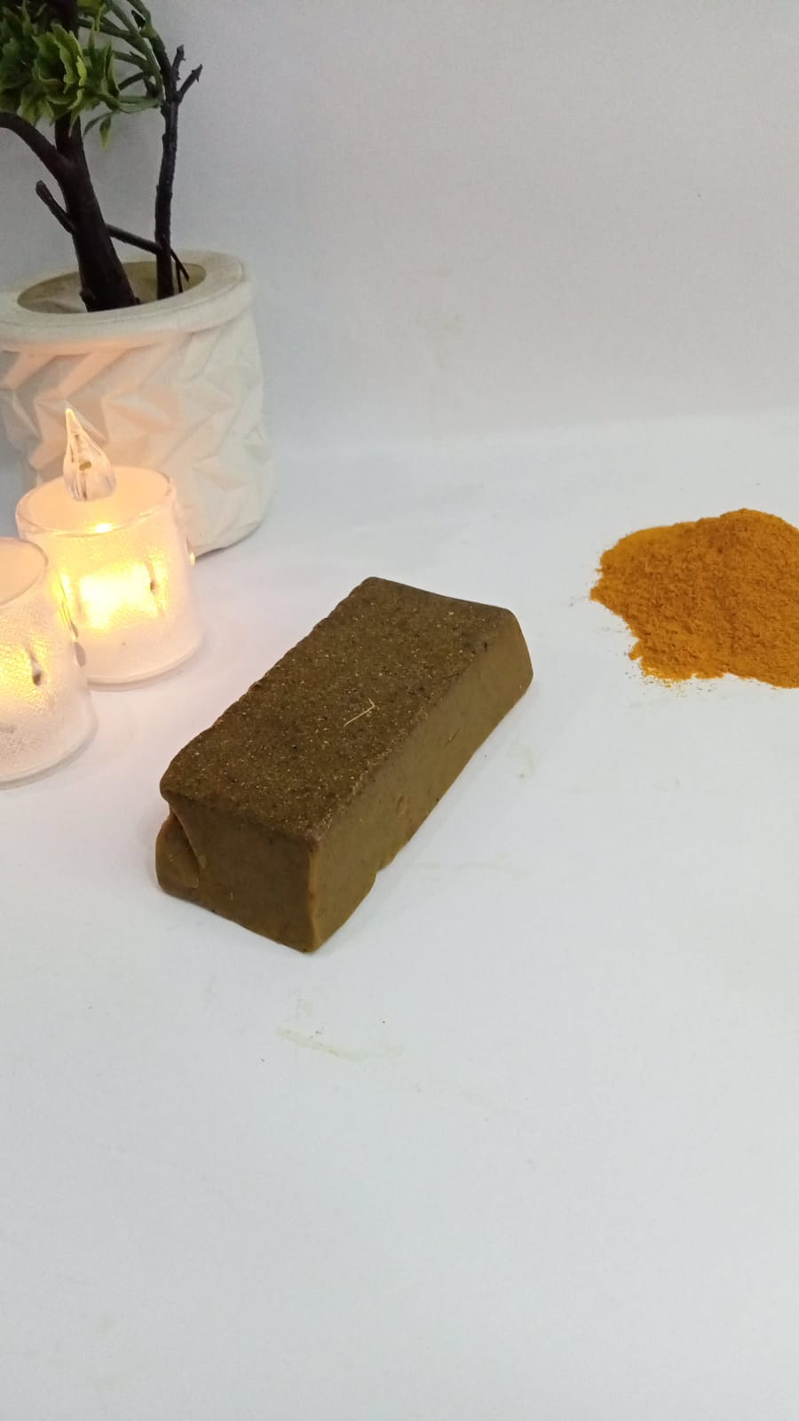 RosyDew Phytolab Golden Ubtan Glow Soap | Herbal Ubtan Cleansing Bar | Brightening & Radiance Care