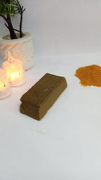 RosyDew Phytolab Golden Ubtan Glow Soap | Herbal Ubtan Cleansing Bar | Brightening & Radiance Care