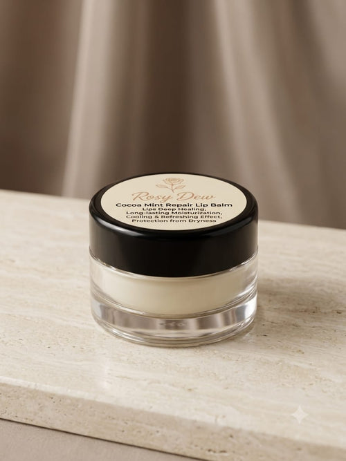 Rosy Dew Cocoa Mint Lip Balm | Deep Moisturizing & Lip Repair Balm