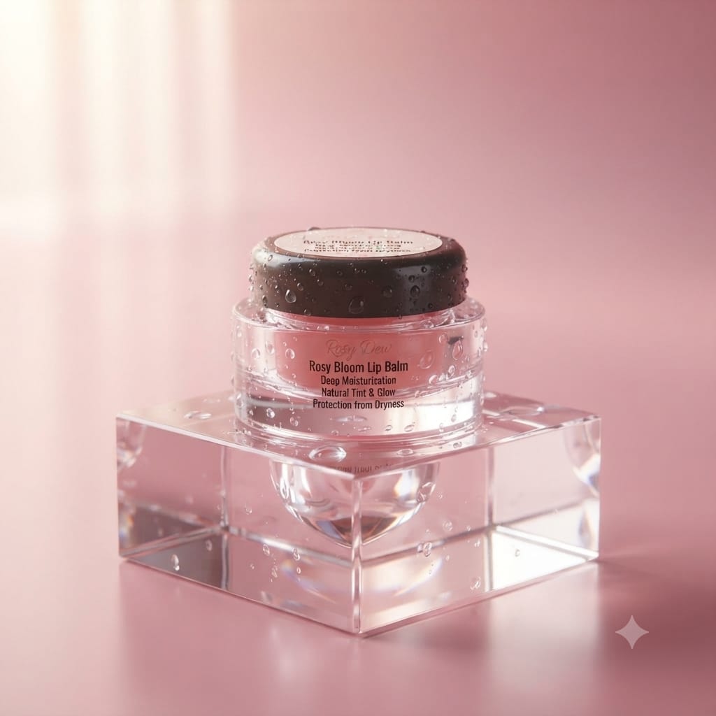 RosyDew Phytolab Rosy Bloom Lip Balm | Hydrating & Nourishing Lip Care | Soft, Smooth & Naturally Rosy-Looking Lips