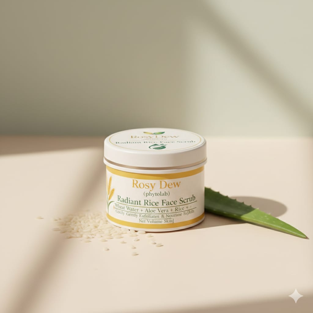 Scrub (Radiant Rice face scrub)