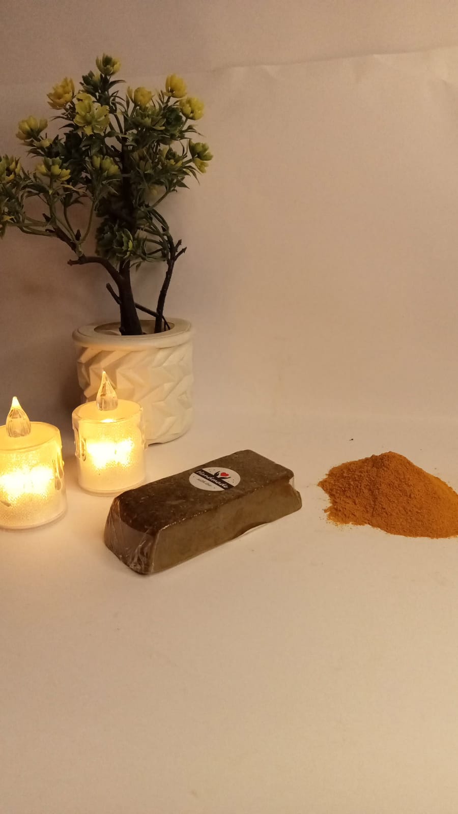 RosyDew Phytolab Golden Ubtan Glow Soap | Herbal Ubtan Cleansing Bar | Brightening & Radiance Care